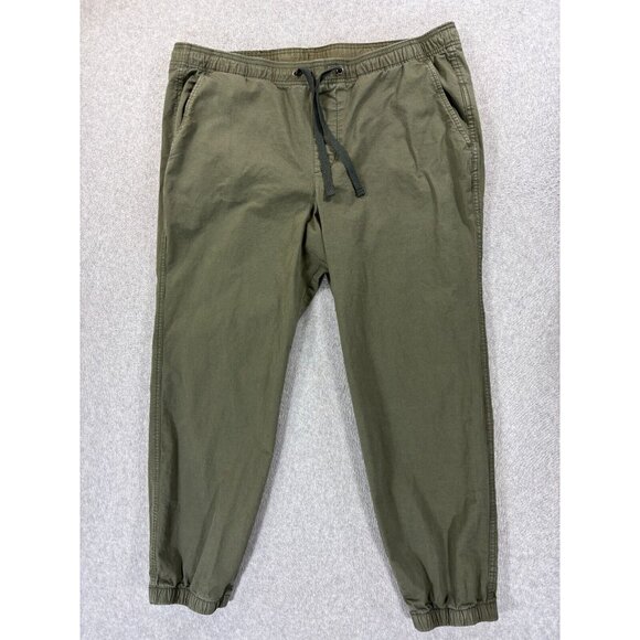 Gap Cotton Blend Athletic Fit Jogger Pants (Men's XL) Green - - Picture 1 of 12